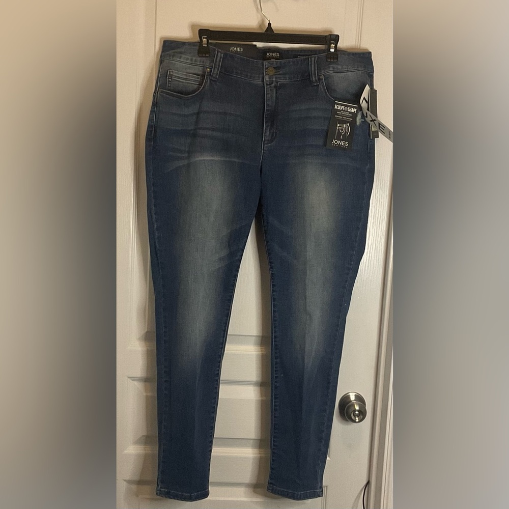 Jones New York Women's Essex Skinny Mid-Rise Jeans